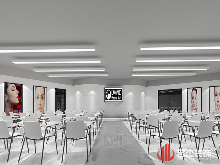 培训室粉色视频网站设计