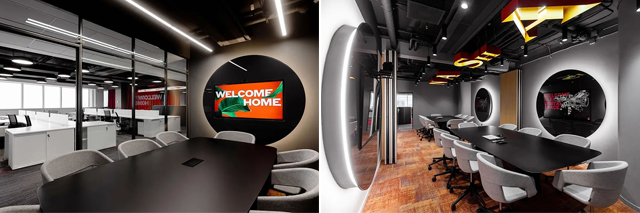 广州办公室粉色视频网站设计公司图册