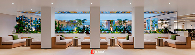 直播办公区设计效果